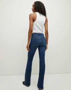 Veronica Beard Jeans|Vb Classics*Beverly High Rise Skinny Flared Jeans BrightBlue