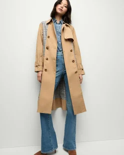 Veronica Beard Jeans*Beverly Patch-Pocket Skinny-Flare Jean in Seawater Stone SeawaterStone