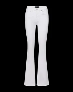 Veronica Beard Jeans|Vb Classics*Beverly Skinny Flared Jeans White