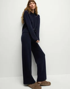 Veronica Beard Sweaters|Tops*Billy Merino Cashmere Hoodie in Navy