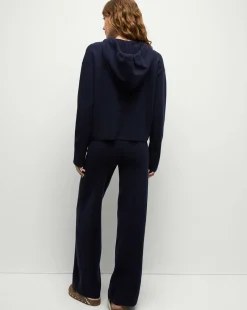 Veronica Beard Sweaters|Tops*Billy Merino Cashmere Hoodie in Navy