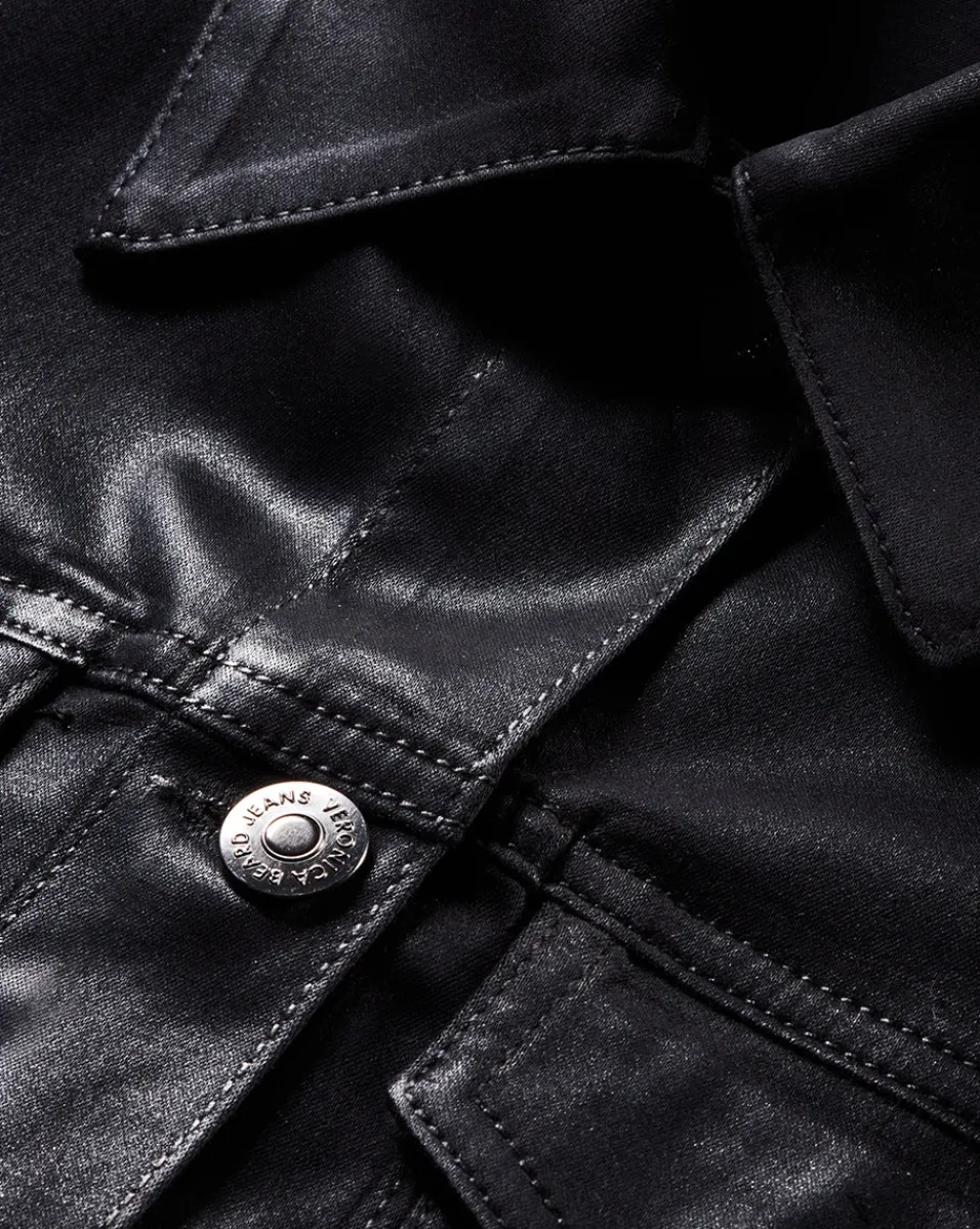 Veronica Beard Jackets & Outerwear|Matching Sets*Cara Jacket Coated in Black High Gloss BlackHighGloss