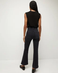 Veronica Beard Jeans|Vb Classics*Carson High-Rise Ankle Flare Jean WashedOnyx