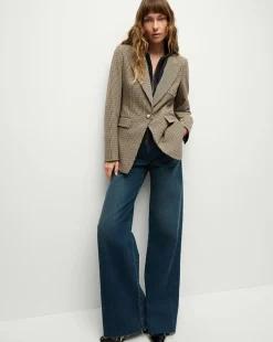 Veronica Beard Dickeys*Cashmere Hoodie Dickey Insert in Navy