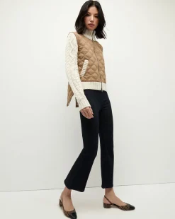 Veronica Beard Flats & Loafers*Cecile Plaid Cap-Toe Slingback in Camel Multi CamelMulti
