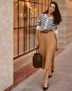 Veronica Beard Sweaters|Tops*Cheshire Cashmere Cardigan in Off-White/Black