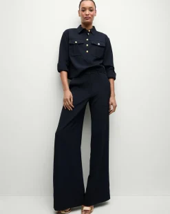 Veronica Beard Tops|Matching Sets*Colvin Top in Navy