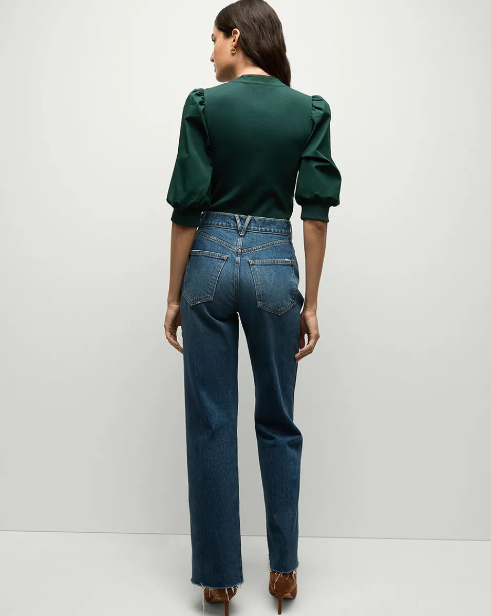 Veronica Beard Tops*Coralee Top in Pine