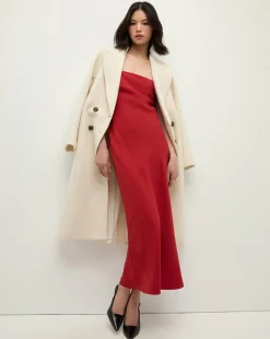 Veronica Beard Jackets & Outerwear|Party Dressing*Della Wool Dickey Coat in Ecru