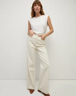 Veronica Beard Tops|Vb Classics*Dree Muscle Tee White