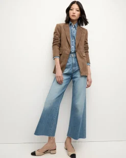 Veronica Beard Jackets & Outerwear*Duane Suede Dickey Jacket in Brown Bark