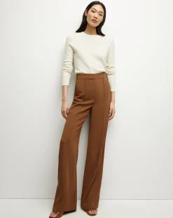Veronica Beard Pants*Edia Matte Crepe Pant in Deep Ochre DeepOchre