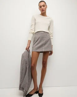Veronica Beard Skirts & Shorts|The Veronicas' Favorites*Elara Plaid Mini Skirt in Oat, Pink & Red Check OatMulti