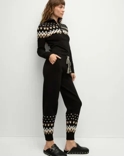 Veronica Beard Pants|The Gift Guide*Fairbanks JoJo Knit Jogger in Black