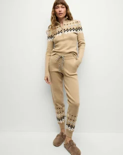 Veronica Beard Pants|The Gift Guide*Fairbanks JoJo Knit Jogger in Khaki