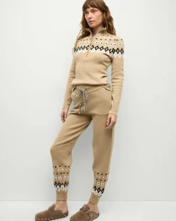 Veronica Beard Pants|The Gift Guide*Fairbanks JoJo Knit Jogger in Khaki