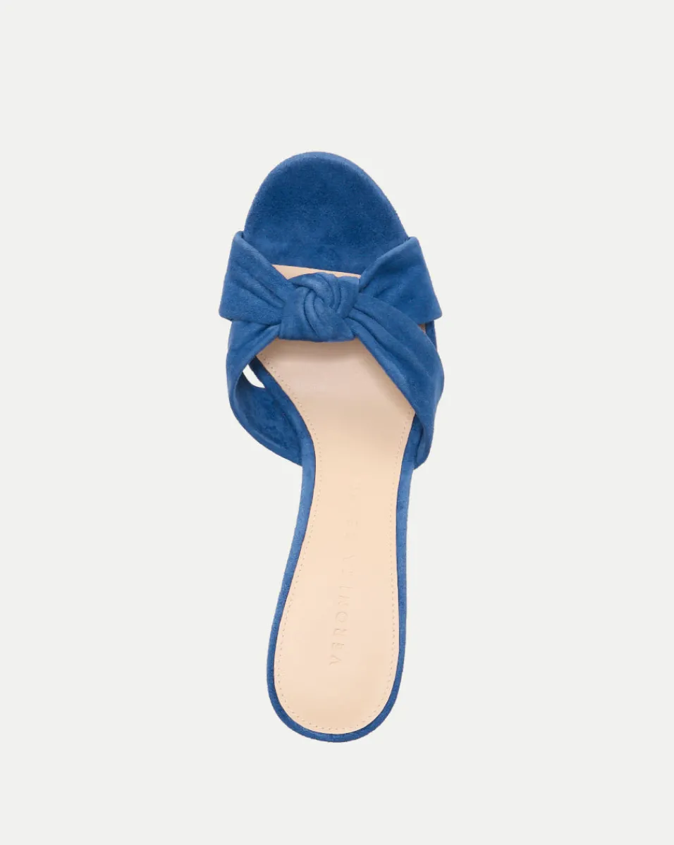 Veronica Beard Sandals*Ganita Knot-Front Sandal Navy
