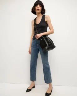 Veronica Beard Crossbody Bags|The Gift Guide*Goody Suede Bag in Black