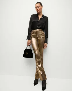 Veronica Beard Pants|Matching Sets*Gracie Pant in Vintage Gold x Poppy Delevingne VintageGold