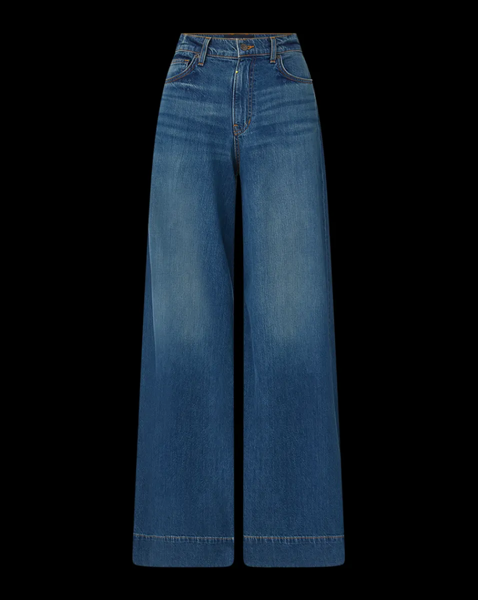 Veronica Beard Jeans*Haizley Wide-Leg Jean in Bandit