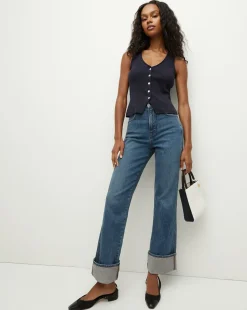 Veronica Beard Tops*Hoorne Tank in Navy
