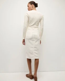 Veronica Beard Tops*Jocelyn Henley Shirt in Ivory
