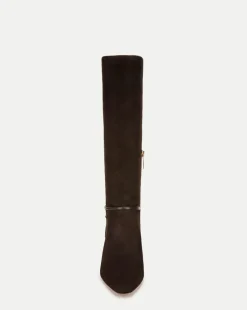 Veronica Beard Boots & Booties|The Gift Guide*Kenzie Mid-Heel Tall Boot in Espresso
