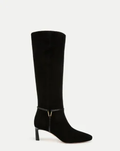 Veronica Beard Boots & Booties|The Gift Guide*Kenzie Mid-Heel Tall Boot in Black