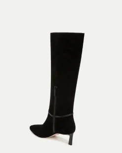 Veronica Beard Boots & Booties|The Gift Guide*Kenzie Mid-Heel Tall Boot in Black