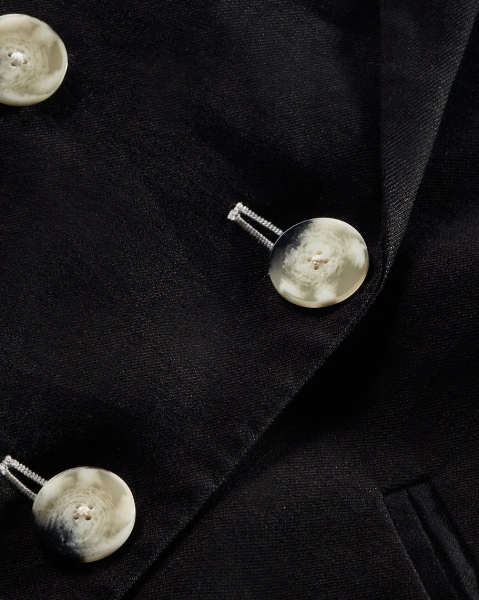 Veronica Beard Jackets & Outerwear*Kiernan Linen Dickey Jacket in Black