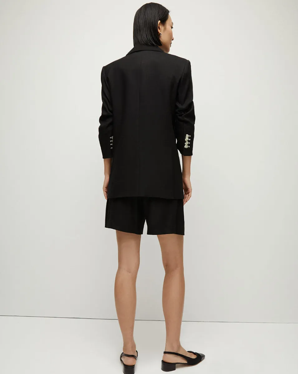 Veronica Beard Jackets & Outerwear*Kiernan Linen Dickey Jacket in Black