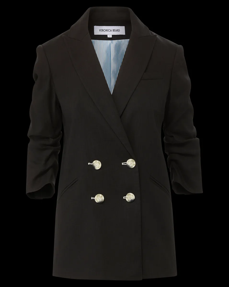 Veronica Beard Jackets & Outerwear*Kiernan Linen Dickey Jacket in Black