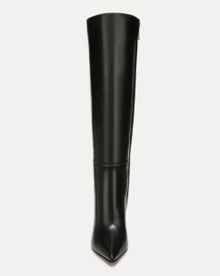 Veronica Beard Extended Sizes|Boots & Booties*Lisa Leather Tall Boot Wide-Calf Black