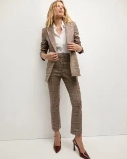 Veronica Beard Jackets & Outerwear|Matching Sets*Maci Plaid Dickey Jacket in Brown Check RussetMulti