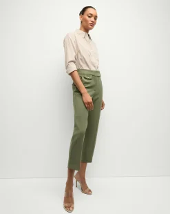Veronica Beard Tops*Maia Striped Shirt in Acorn/White