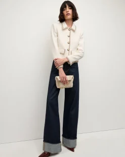 Veronica Beard Jackets & Outerwear|Matching Sets*Makayla Cropped Jacket in Ivory
