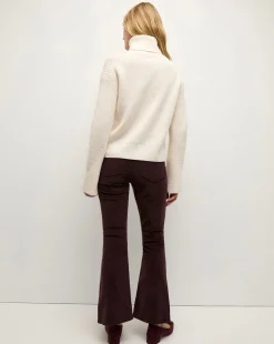 Veronica Beard Sweaters|Tops*Matilda Merino Cashmere Turtleneck in Ecru