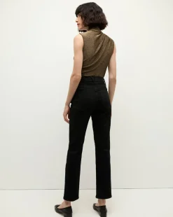 Veronica Beard Tops|Party Dressing*Mylie Sleeveless Top in Gold | High Neck Top AntiqueGoldLurex