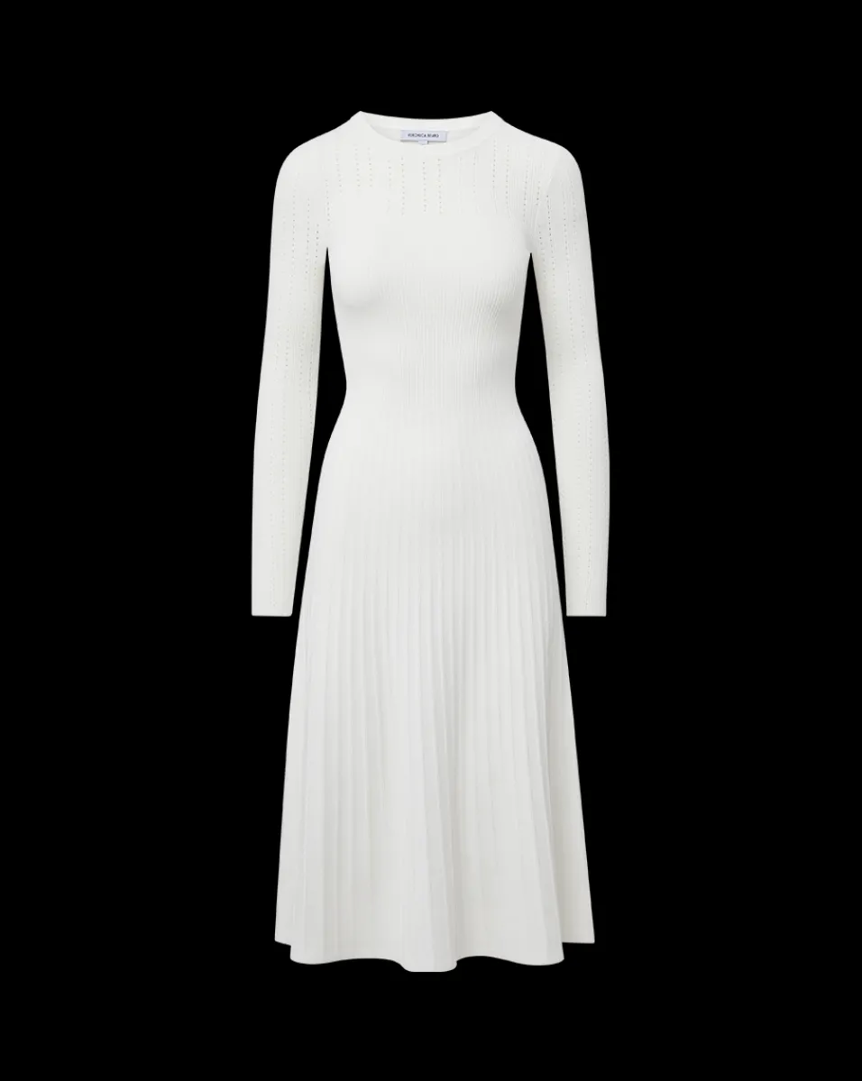 Veronica Beard Dresses|Party Dressing*Nami Long Sleeve Sweater Dress in White Off-White