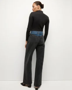 Veronica Beard Tops*Nate Top With Buttons in Black