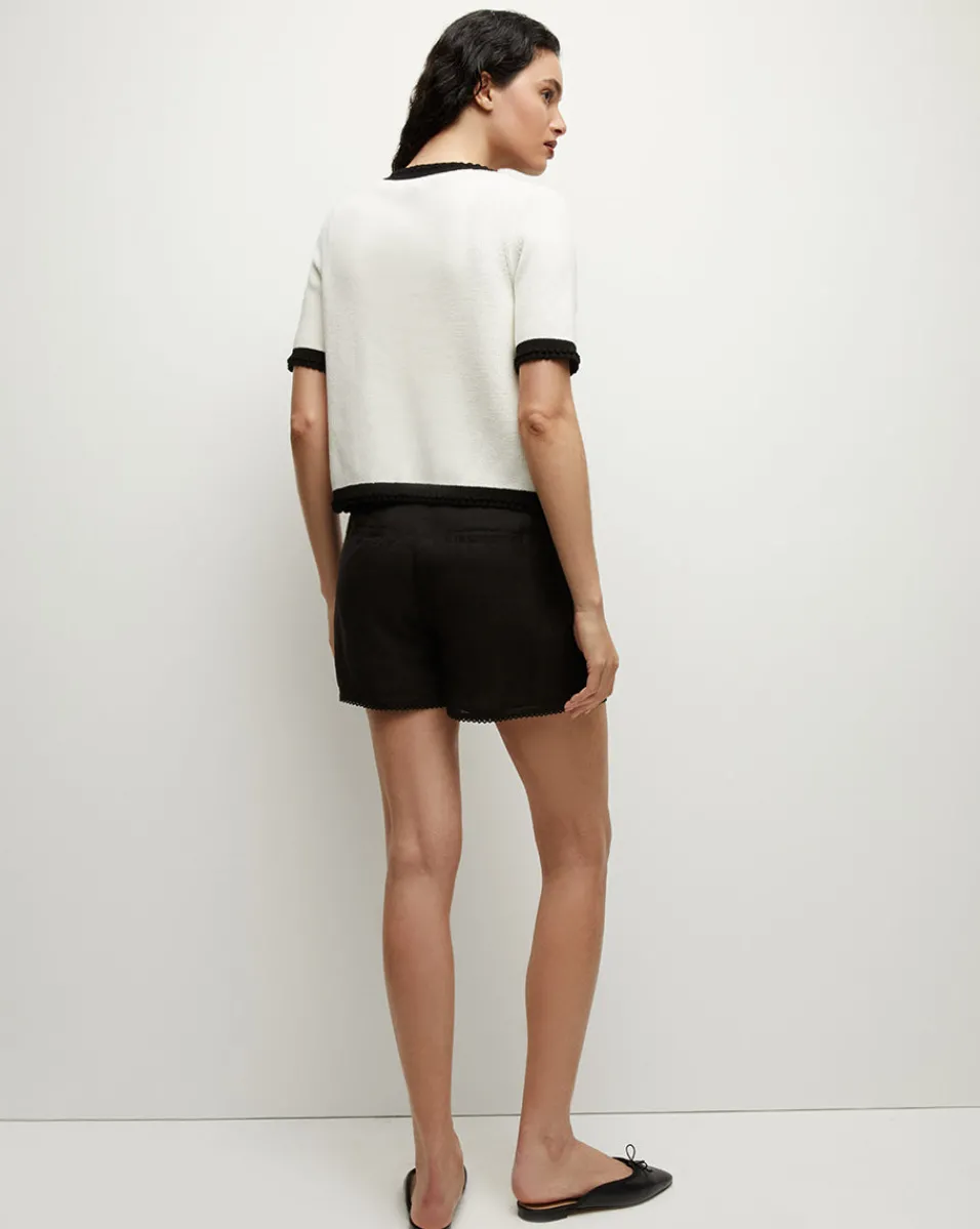 Veronica Beard Tops|Sweaters*Neroli Cardigan in Ivory/Black