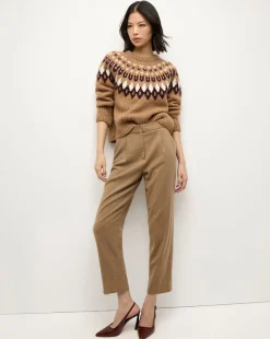 Veronica Beard Pants|The Veronicas' Favorites*Netta Pant in Heather Russet HeatherRusset