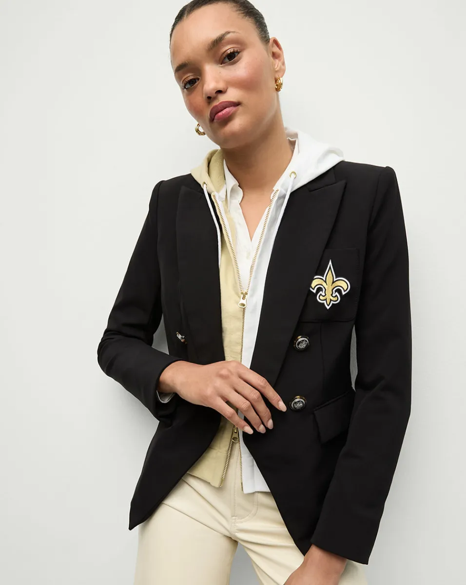 Veronica Beard Jackets & Outerwear*New Orleans Saints Dickey Jacket in Black/Gold NewOrleansSaints