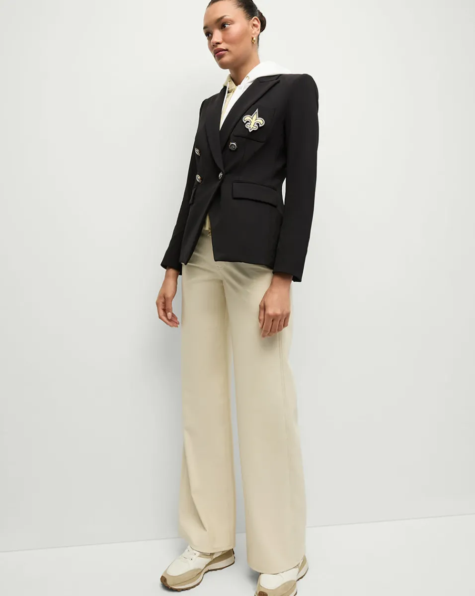 Veronica Beard Jackets & Outerwear*New Orleans Saints Dickey Jacket in Black/Gold NewOrleansSaints