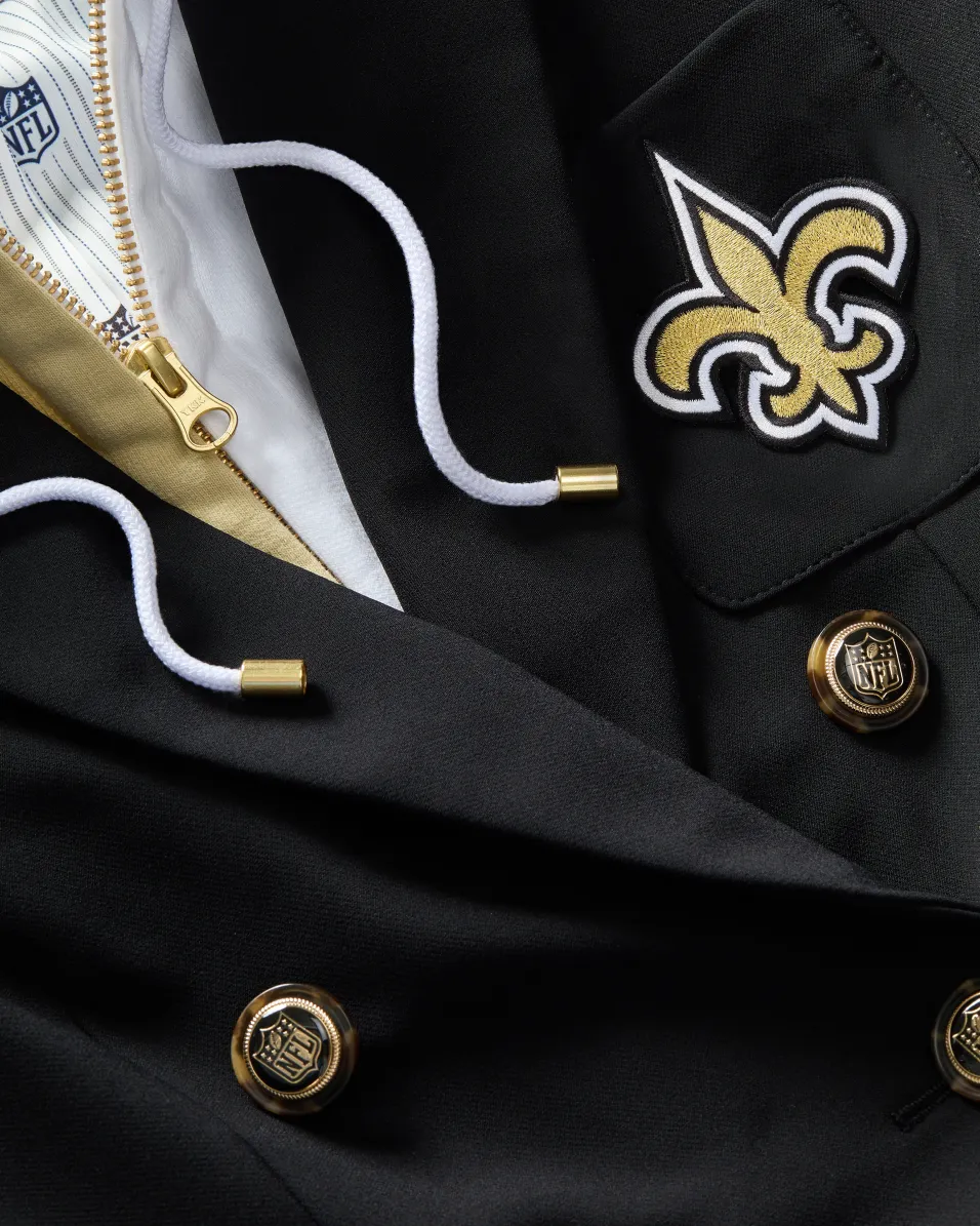 Veronica Beard Jackets & Outerwear*New Orleans Saints Dickey Jacket in Black/Gold NewOrleansSaints