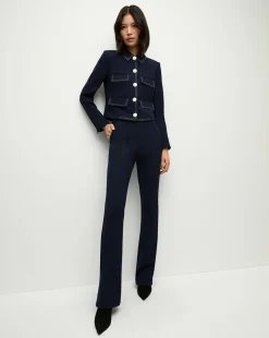 Veronica Beard Pants|Matching Sets*Orion Flare Pant in Navy