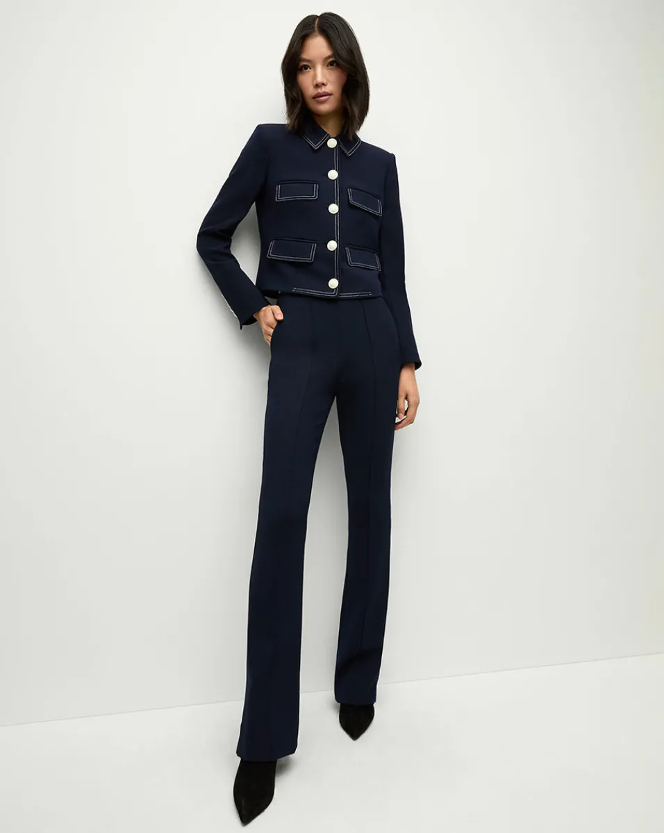 Veronica Beard Pants|Matching Sets*Orion Flare Pant in Navy