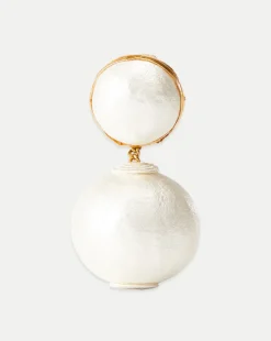 Veronica Beard Accessories|The Gift Guide*Pearl 2 Drop Earring | Post Backing in White