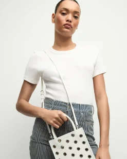 Veronica Beard Tops*Pruitt Bodysuit in White
