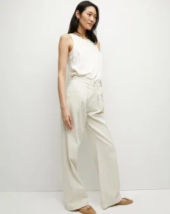 Veronica Beard Tops*Sabrina Crepe Tank in Off-White